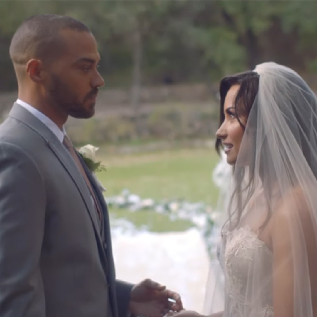 Demi Lovato Jesse Williams Get Heated In Tmylm Music Video E Online Ca